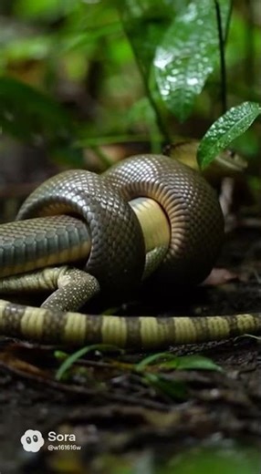 DEATH GRIP! The Constriction Power is INSANE 🐍💪 #animals #wildlife