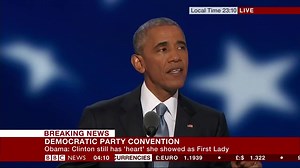 Barack Obama: "There has never been a man or woman more qualified than Hillary Clinton to serve as President of the United States of America". http://bbc.in/1nJeapH | BBC News