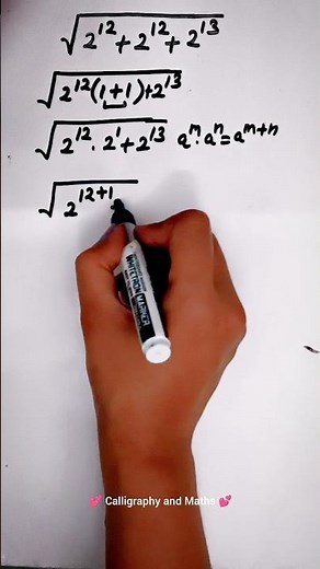 Square root maths exponents problem #maths #tricksandsolutions #shortsfeed #mathstricks #squareroot