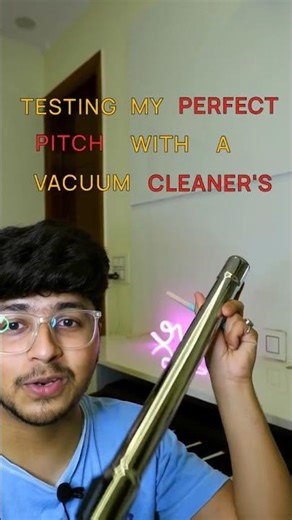 Perfect Pitch Challenge with a Vacuum Cleaner's Rod | Musician #shorts #viralvideo #shortsvideo
