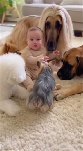 PabyPaw (01) | Cutest Baby Meets the Smallest Puppies Ever 🐶💕