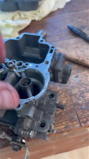 3.7K views · 23 reactions | Once the aux Venturi are rattling like this, it’s time to replace. You can see the punch marks in the carburettor body in an attempt to create a tight fit. This can work, but not always. | Weber Performance Carburettors | Facebook