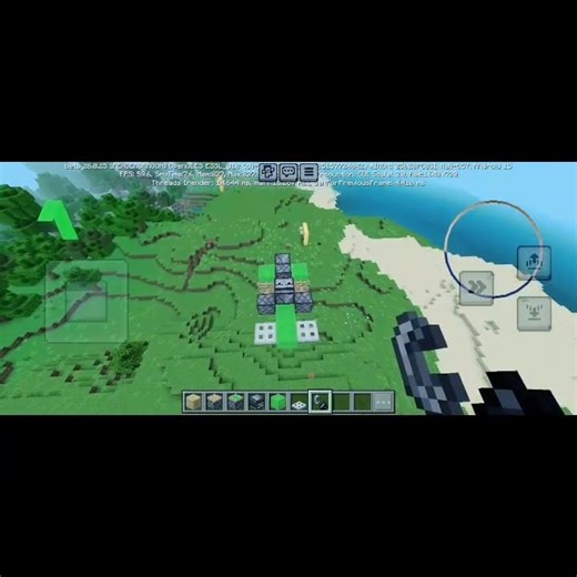 private plane in Minecraft #minecraft #gaming #shorts