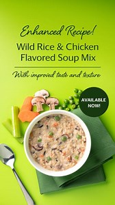 Introducing a superior soup for the colder months ahead: Wild Rice & Chicken Flavored Soup Mix. With a better broth, the perfect blend of delicious herbs and spices and a wholesome mix of colorful veggies, our enhanced Wild Rice & Chicken Flavored Soup Fueling does not disappoint! 👌 🥣 Available now to add to your next order! | OPTAVIA