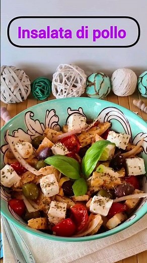 INSALATA DI POLLO FREDDA. Ricetta completa sul mio canale youtube #pollo #chickensalad