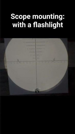 Rifle scope mounting… with a flashlight!