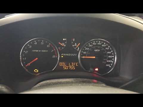 Chevy Colorado Service Reset Oil Life Reset (2004-2015)
