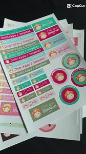 Personalized Name Label Stickers - 29  Colorful Labels in 3 Formats - Customizable Name Tags - D8 - Etsy Canada