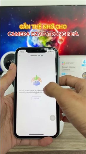 Installing a memory card in an Ezviz indoor camera is extremely simple.