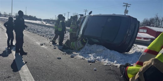 HPD: Vehicle rollover causes lane closure on Hwy. 41 N.