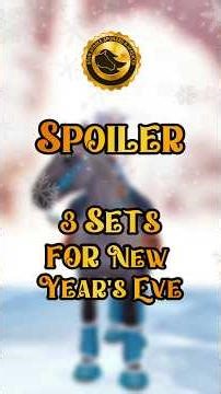 SSO | 🥂 3 New Year's Eve sets 🪩 | SPOILER