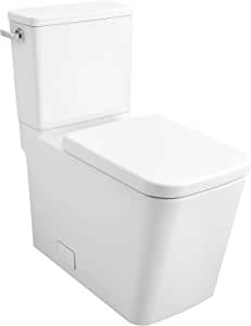 GROHE 39662000 Eurocube Two-piece Right height Elongated Toilet with seat, Left Hand Trip Lever, Alpine White