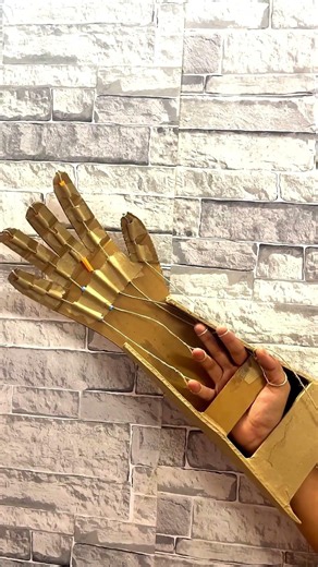 Robotic Hand from Cardboard and Thread | DIY Working Robotic Hand | Easy School Science Project