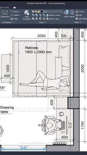 How to Draft Interior Furniture Layout Plans in AutoCAD | Fast Workflow (part 3)