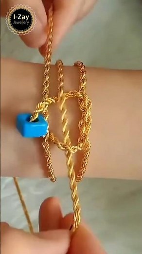 New Mathod, Gold Chain Into Beautiful Bracelet ✨💛 | Easy Jewelry Hack 2026 #fashionhacks