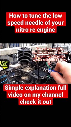 A Beginner's Guide to Tuning Your Nitro RC Engine - Unravel the Mystery Now! #shorts