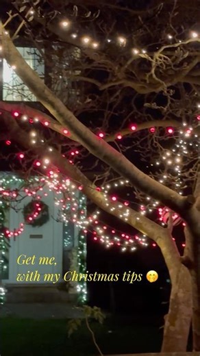 Hanging tips for Christmas lights.