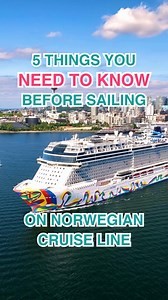 5 things you NEED to know before sailing on Norwegian Cruise Line! #cruise #cruisenorwegian #needtoknow | Eat Sleep Cruise