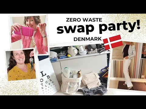 Swap Party Ideas from Denmark - how to host a hygge, zero waste event!