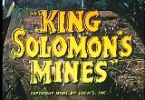 King Solomon's Mines - trailer