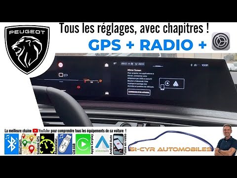 PEUGEOT, Complete GPS guide, radio, essential settings...3008, 5008 after 2024