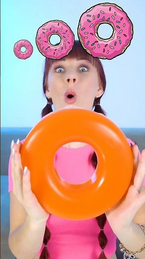 ASMR Small, Medium, Big Donuts Eating Sounds #mukbang