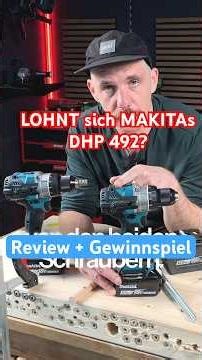 😱 Is MAKITA's DHP 492 even worth it? TB Speed ​​Check + Giveaway! #shorts #diy