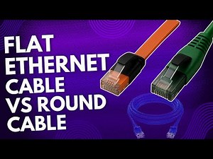 Flat Ethernet Cable vs Round Ethernet Cable Explained for Beginners Under 3 Minutes