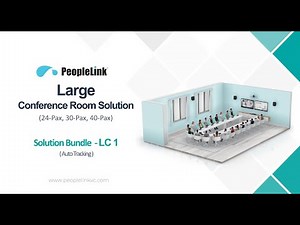 The Fully Integrated Large Conference Room for Professional Collaboration | PeopleLink LC1 Bundle