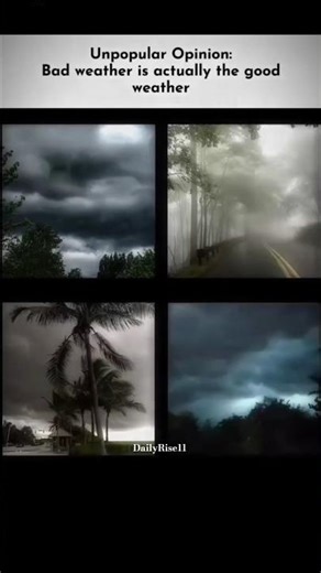 Unpopular Opinion: Why Bad Weather Feels So Right 🌧️ | Deep Thought Quote #shorts