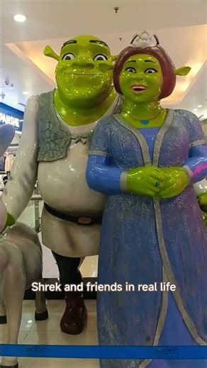 Shrek and friends in real life! Does something look a bit different here? cap boy 🧢