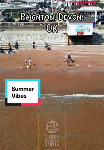 Memories of lazy summer days down on Paignton seafront. So lucky to have our office and our home just a few minutes from the sea. #summer #sunny #beach #holiday #holidays #lovewhereyoulive #staycation #holidayseason #vacation #sandy #sandybeach #englishriviera #torbay #paignton #torbaydos #drone #dronephotography #dronevideo #uavphotography #dji #djimini3pro #sea #summervibes #memories @Splashdown Quaywest @Visit Devon @Visit South Devon