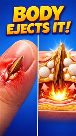 How Your Body Ejects Splinters 🤯🤯😡