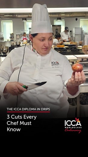 🔪 3 Essential Cuts Every Chef Should Know! 👩‍🍳✨ Chef Michelle breaks down the basics of knife skills — Chiffonade, Julienne, and Dice — and shows how mastering these cuts can instantly elevate your prep work and presentation. From fine herbs to uniform veggies, it’s all in the technique! 🌿🥕🍅 👉 Ready to sharpen your skills and start your culinary journey? Next Professional Diploma intakes: November 17, 2025 & January 12, 2026 Knife Skills Dubai, Culinary School Dubai, Professional Chef Tra