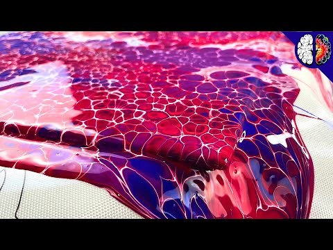 Easiest acrylic pour swipe technique!