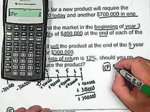 15. BA II Plus Calculator: Cash Flow - Net Present Value
