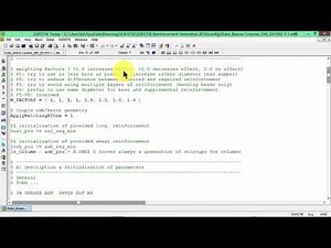 SOFiSTiK Reinforcement Generation: Getting Started [3/3]