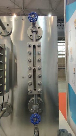 Glass Plate Level Gauge Reflex Type operation video