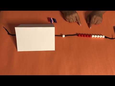 Beaded Number line #mathshorts #kinder