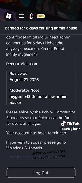 Admin Abuse: Timeline and Impacts on August 22, 2025