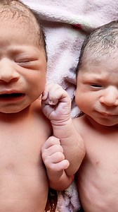 The Fraternal Twins Amazing Birthday First Cry Lovely Moments After Birth | After Birth