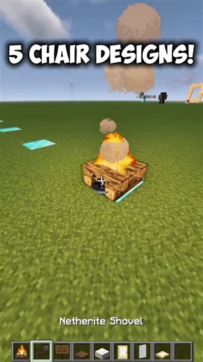 Minecraft 5 Chair Designs Tutorial!