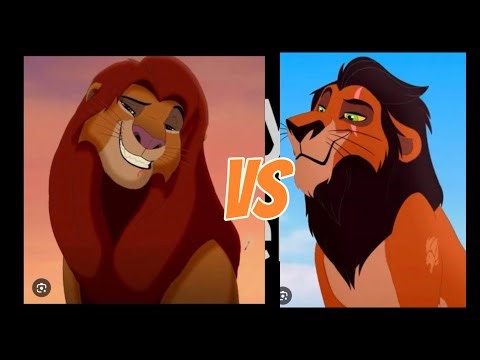 Simba vs scar 2019