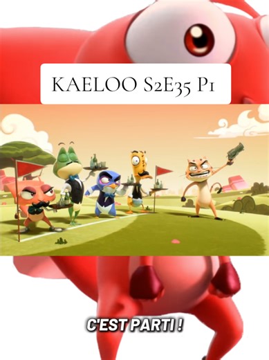 Réponse à @daytondagbeto Kaeloo S02E35 partie1: Si on jouait à la course aux garçons de café!! #kaeloo #competition #course #visibilité