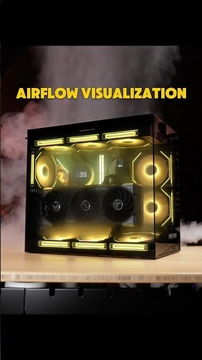 Lian Li O11D Mini V2 Airflow Visualization 💨