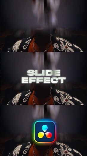 ⚡Easy SLIDE Effect in Davinci Resolve⚡ #davinciresolve #videoediting #effects #transitions #tutorial