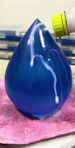 Gota de resina póliester