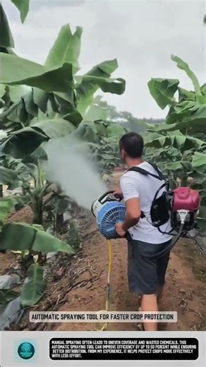 Automatic Spraying Tool for Faster Crop Protection #tools