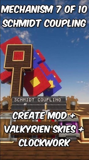 Mindecraft Mechanisms: Schmidt Coupling - Create Mod + Valkyrien Skies + Clockwork