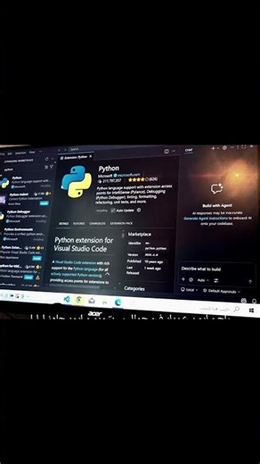 شرح تحميل Visual Studio Code من جوجل وكتابة أول برنامج Hello World #linux #python
